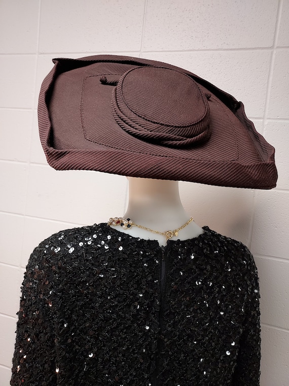 1940s Designer Robert Dudley Rectangular Brown Co… - image 7