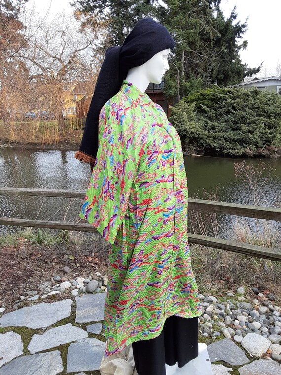 Kimono robe green Clearance