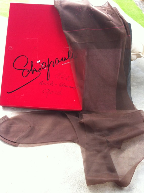 Dior Seamless Nylon Stockings, 2 Pairs. Color "Gra