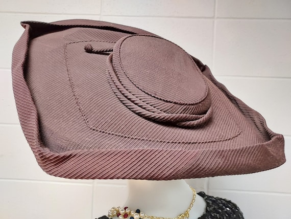 1940s Designer Robert Dudley Rectangular Brown Co… - image 6