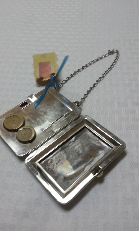 Depression Era Metal Coin Wallet and Card Carrier