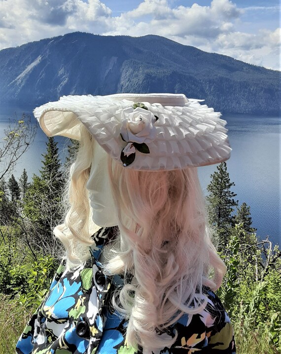 1960s Madame Dubarry Southern Belle Summer Hat