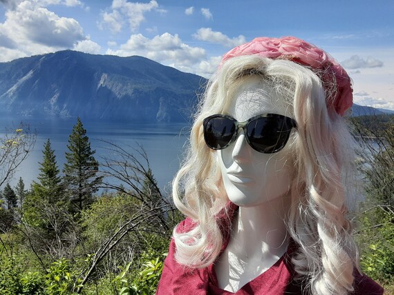 1950s Some Like It Hot Pink Fascinator