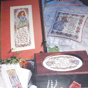 Ulotka do haftu krzyżykowego At Home With Angels