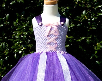 Beautiful Rapunzel Inspired Purple Tulle Dress