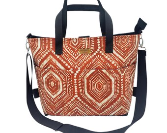 Wandelbare Canvas Einkaufstasche: Umhängetasche, Crossbody, Rucksack