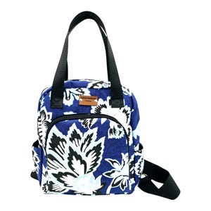 Floral patterns/3-way convertible/backpack/cross-body/handbag