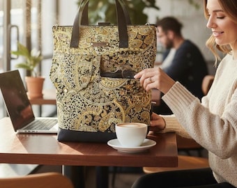 Druckknopftaschen vorne3-Wege-Cabrio / Rucksack / Cross-Body / Handtasche