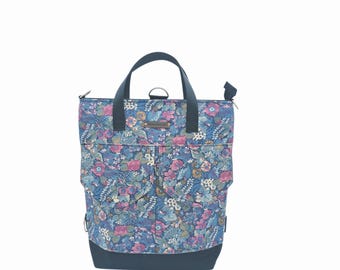 Vordere Druckknopftaschen / 3-Wege-Cabrio / Rucksack / Cross-Body / Handtasche