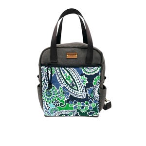 Flat zipper front/3-way convertible backpack