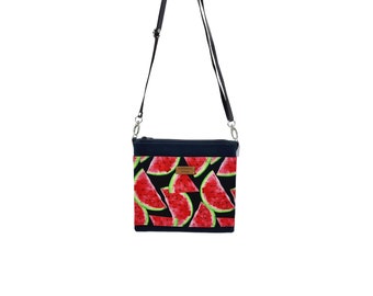 Small 3-section/adjustable strap/cross-body/shoulder bag