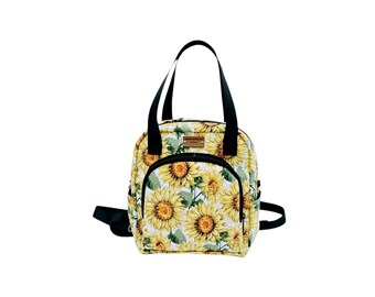 Aufgeblasene Vordertasche / 3-Wege-Cabrio-Rucksack