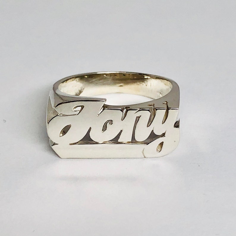 Personalized Name Ring with Sterling Silver Special Name