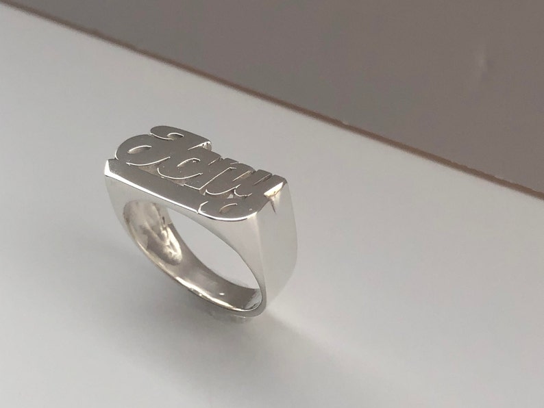 Personalized Name Ring with Sterling Silver Special Name