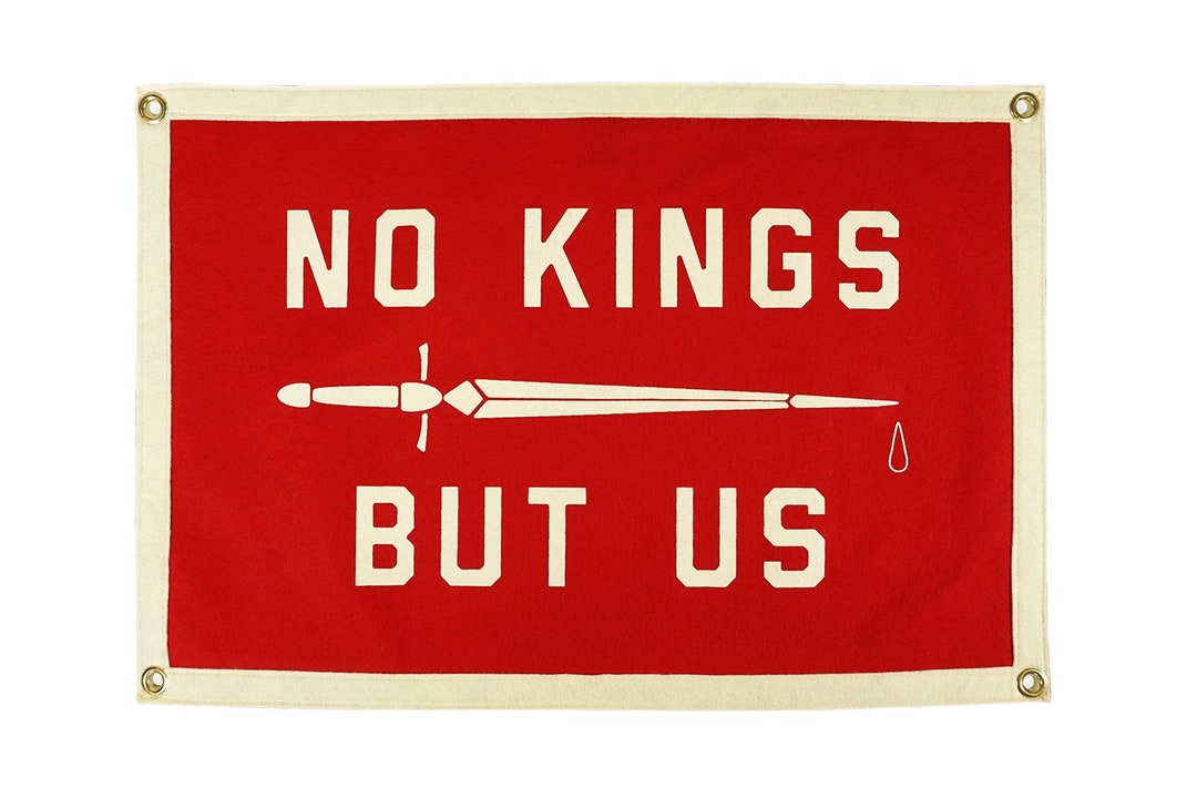 No Kings but Us Camp Flag • United by Blue X True Hand Society X Oxford ...