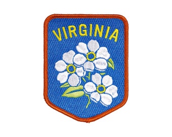 Geborduurde Virginia-patch