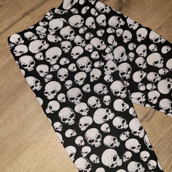 VINTAGE 1991 Fashion Victim Skull Leggings punk rock goth emo Chicago brand USA made rocker metal glam rare hard to find like new groupie