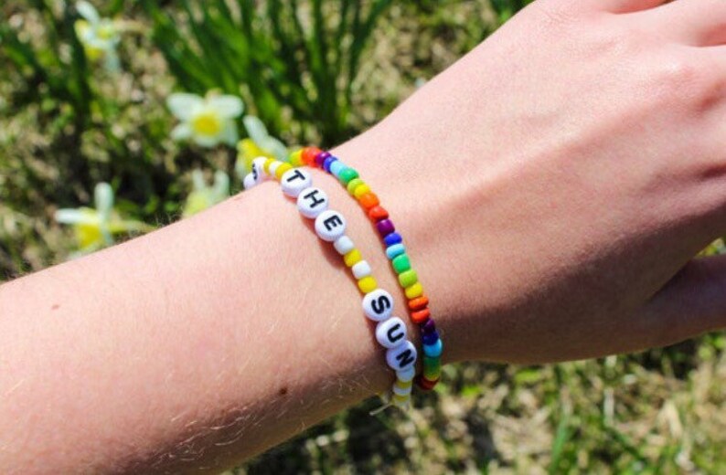 Custom Beaded Bracelets VSCO Bracelets Etsy