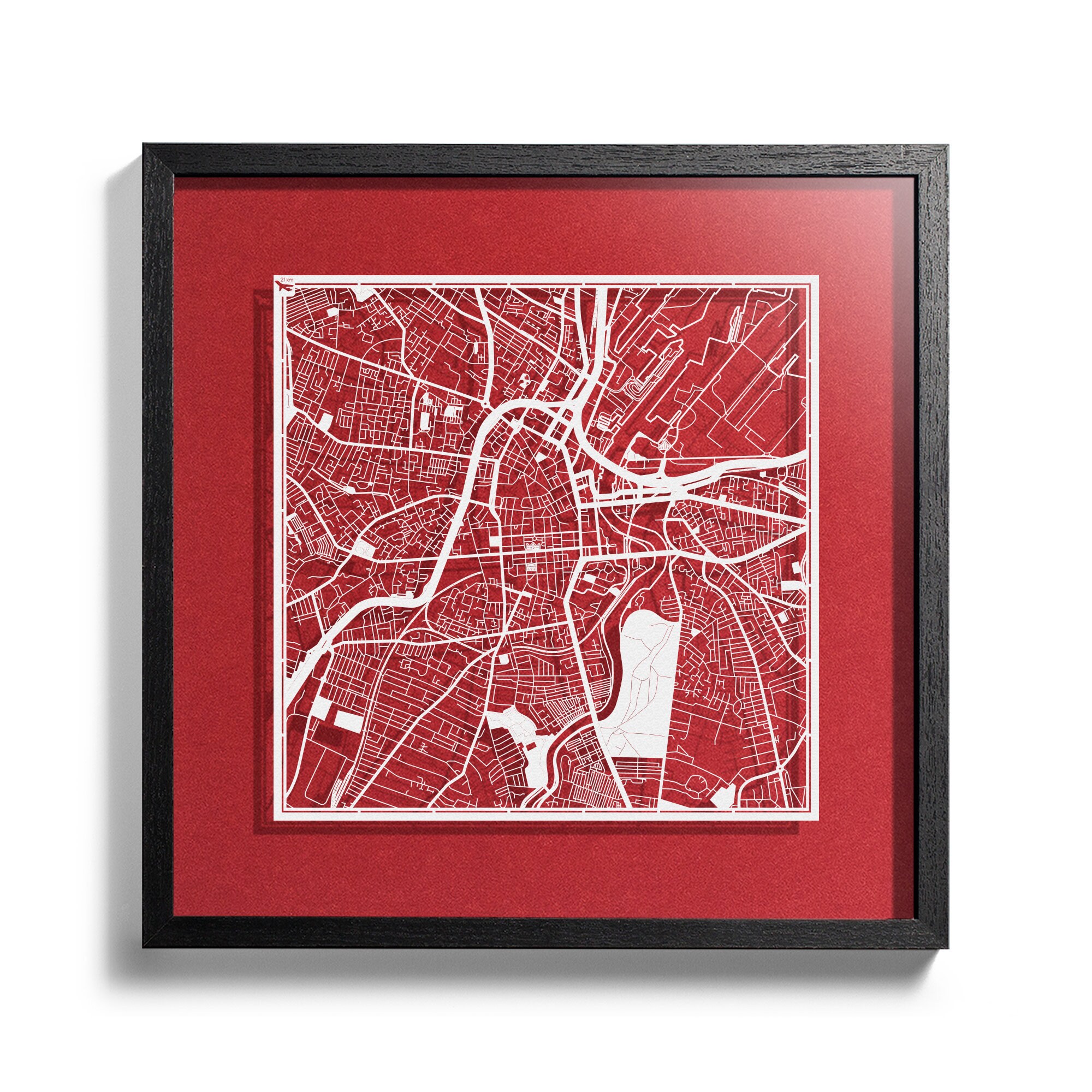 Paper Cut Map O3 DESIGN STUDIO Amsterdam Marco De Papel Para Mapas ...