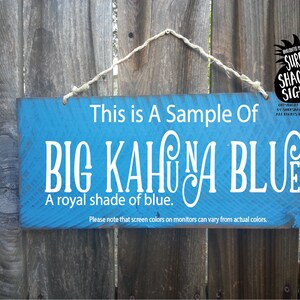 this is a sample of big kahuna blue a royal shade of blue