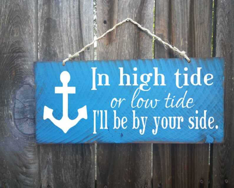 Nautical Decor Nautical Sign Anchor Anchor Sign in High Etsy