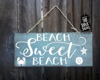 beach sweet beach rustic wood beach life sign hello sweet summer beach house decor beach sign ocean decor home sweet home beach 464