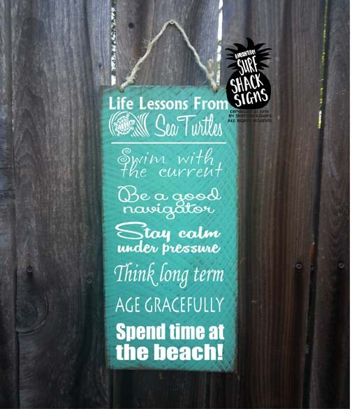 Sea Turtle Sign Sea Turtle Decor Beach Sign Beach Decor Beach