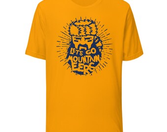 Camiseta Let's Go Mountaineers Gold