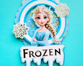 Winter Princess Cake Topper