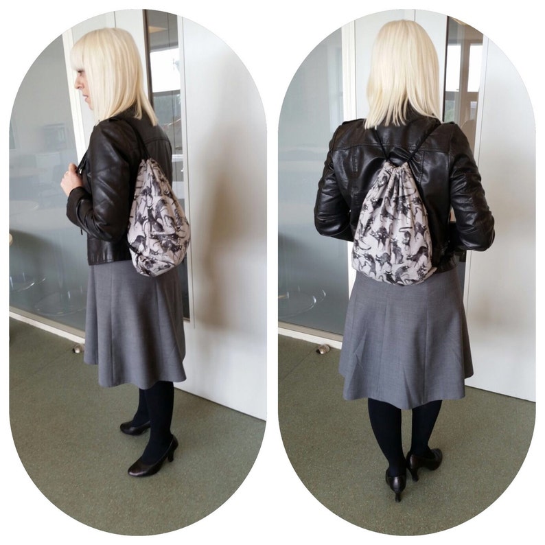 you choose the fabric gym bag pump bag skull gift personal bag Custom made pump bag drawstring bag backpack