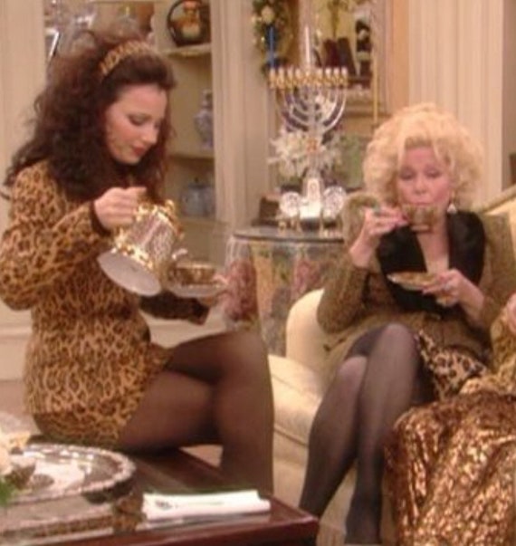 What The Nanny Wore, faux leopard fur, luncheon sk