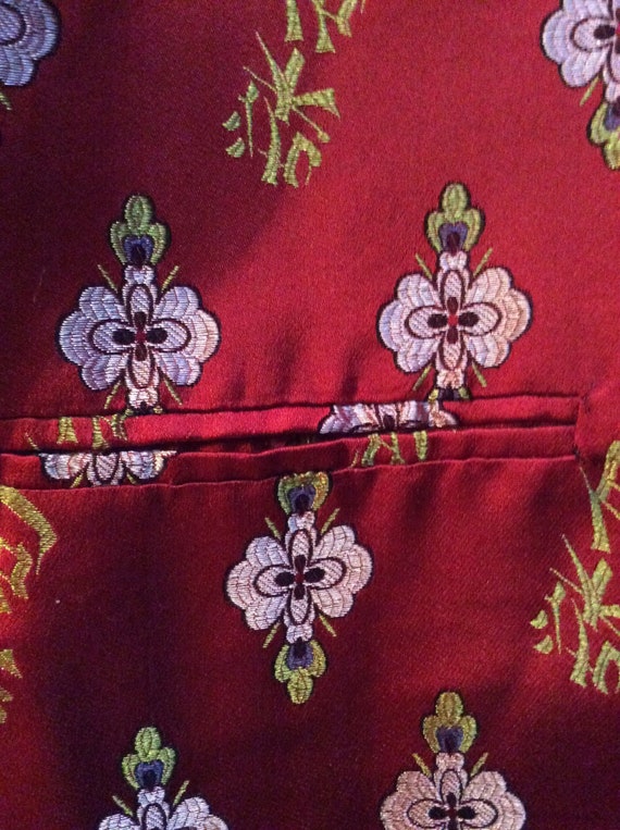 Vintage 1994/95 Complice Asian inspired red velve… - image 6