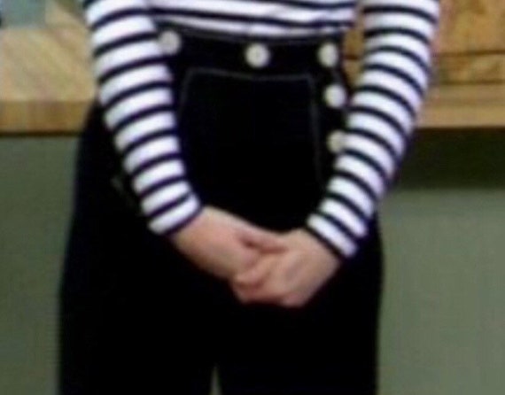 Moschino vintage 1989 wool sailor pants as worn my