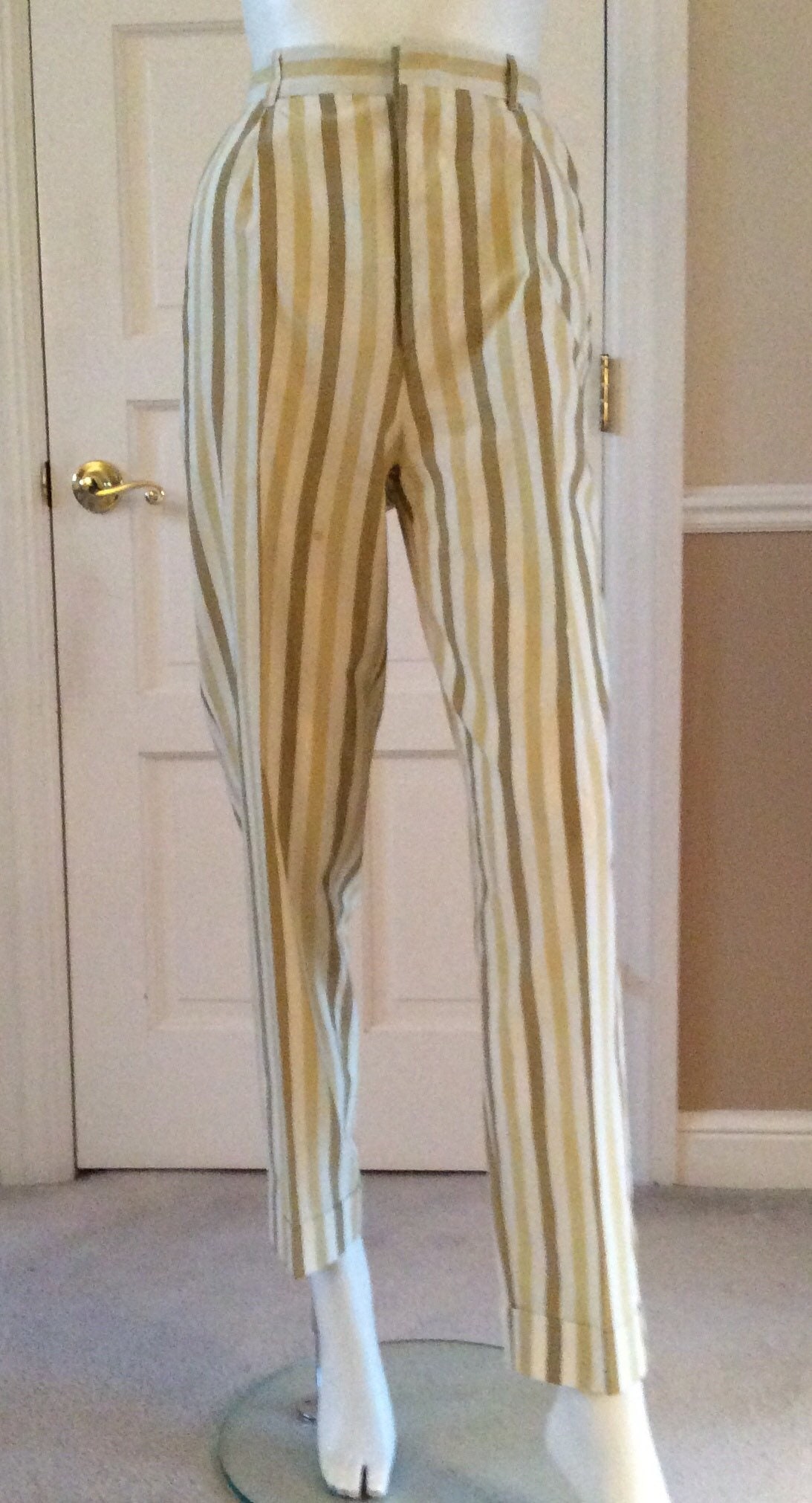 Romeo Gigli Vintage 1990 Cotton High Waisted Trousers and - Etsy