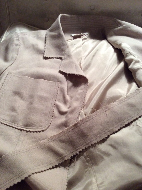 Gordon Henderson vintage 1991 beige lined blazer,… - image 7