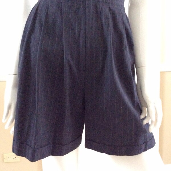 Basketcase Caldwell, pinstripe shorts  