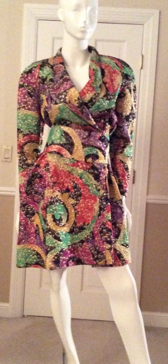 christian lacroix green dress Beautiful Floral Tulle High Low Party Dress, Green Lace Homecoming Dre main image 1