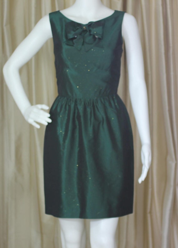 Moschino Party Dress, Vintage 1996, Sleeveless, Fully Lined, Sparkle Green  Fabric, Fly Motif, Cheap and Chic, USA Size 8, Scoop Neck, Bow - Etsy