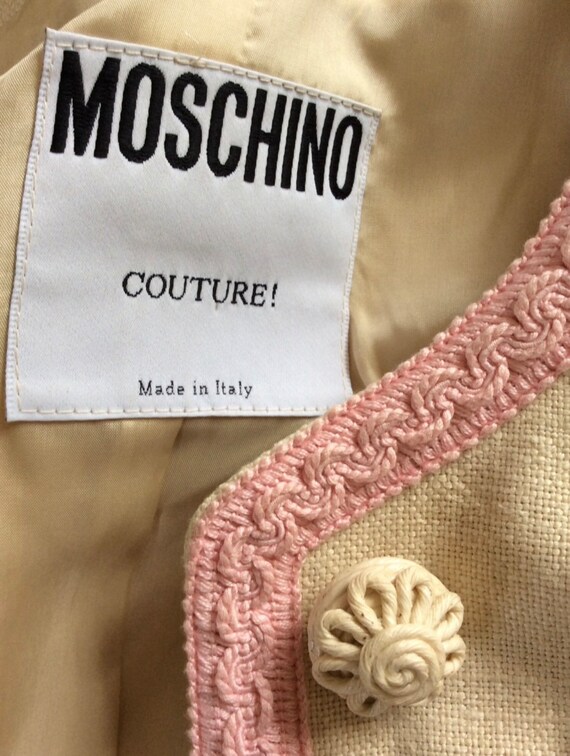 Moschino vintage 1989 unworn skirt suit, 3 pieces… - image 4