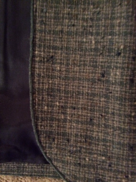 Gordon Henderson vintage 1990 aqua tweed jacket w… - image 8