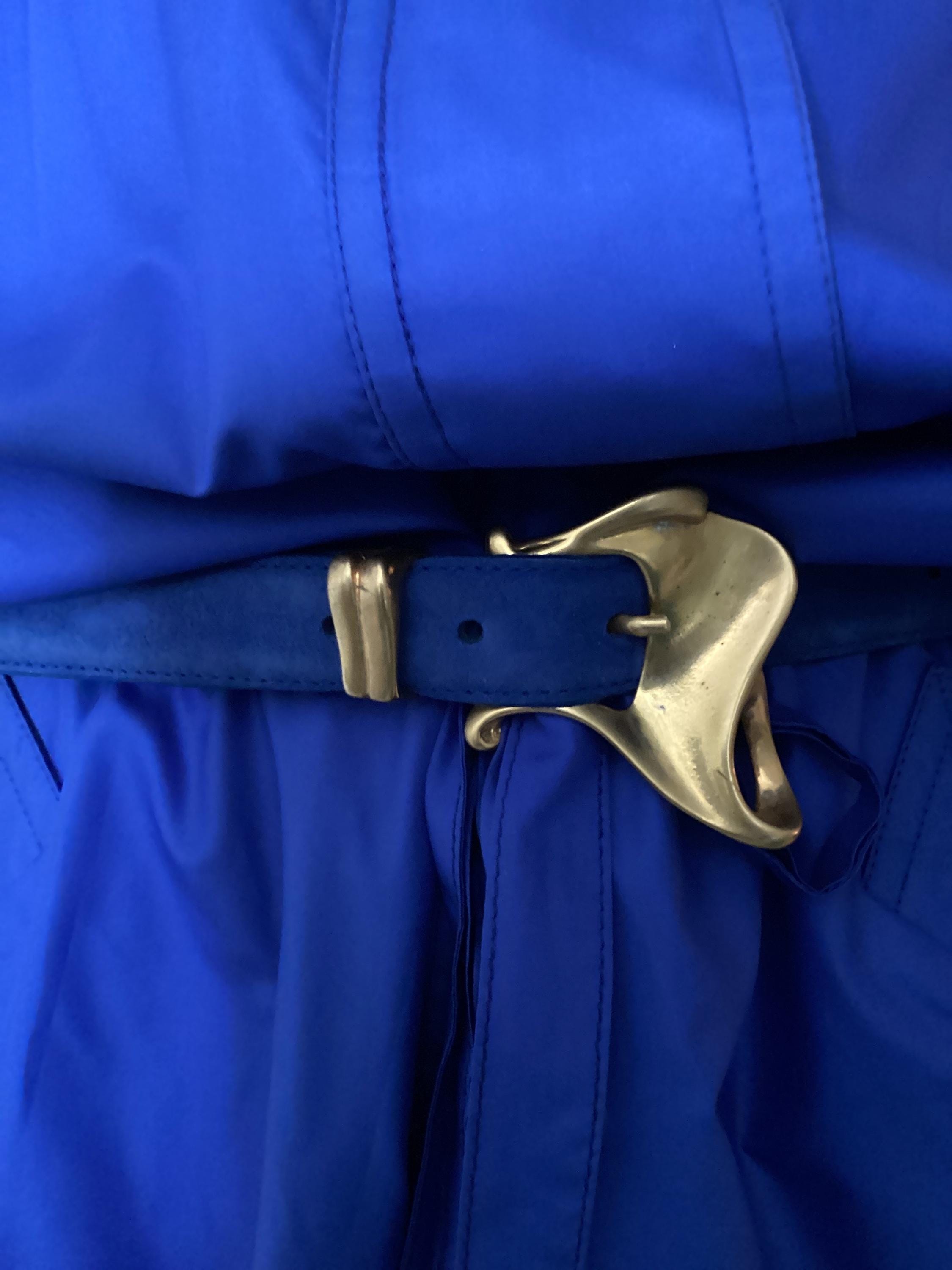 Vintage Donna Karan belt midnight blue size S display picture 1