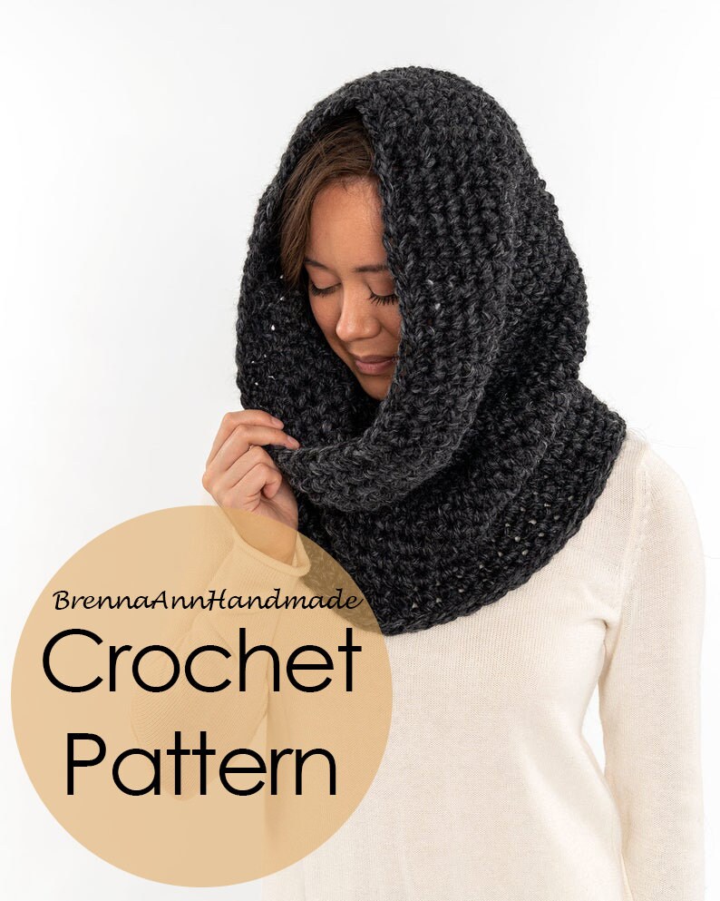 CROCHET PATTERN Chunky Crochet Infinity Scarf / Cowl / Hood | Etsy