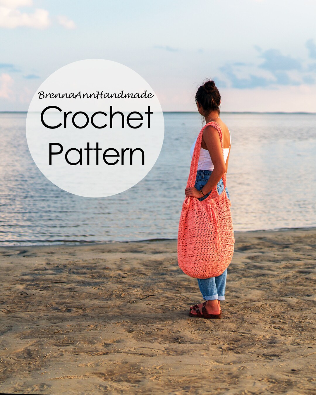 CROCHET PATTERN - the Summer Days Jumbo Beach Bag / Tote - Instant ...