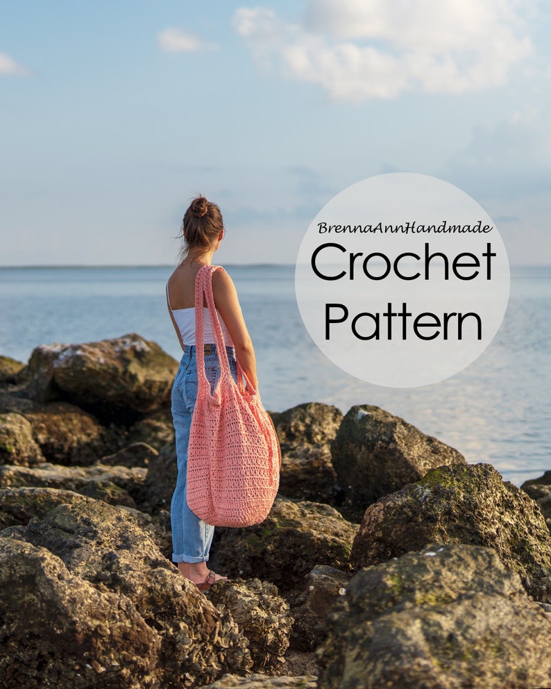 CROCHET PATTERN - the Summer Days Jumbo Beach Bag / Tote - Instant ...