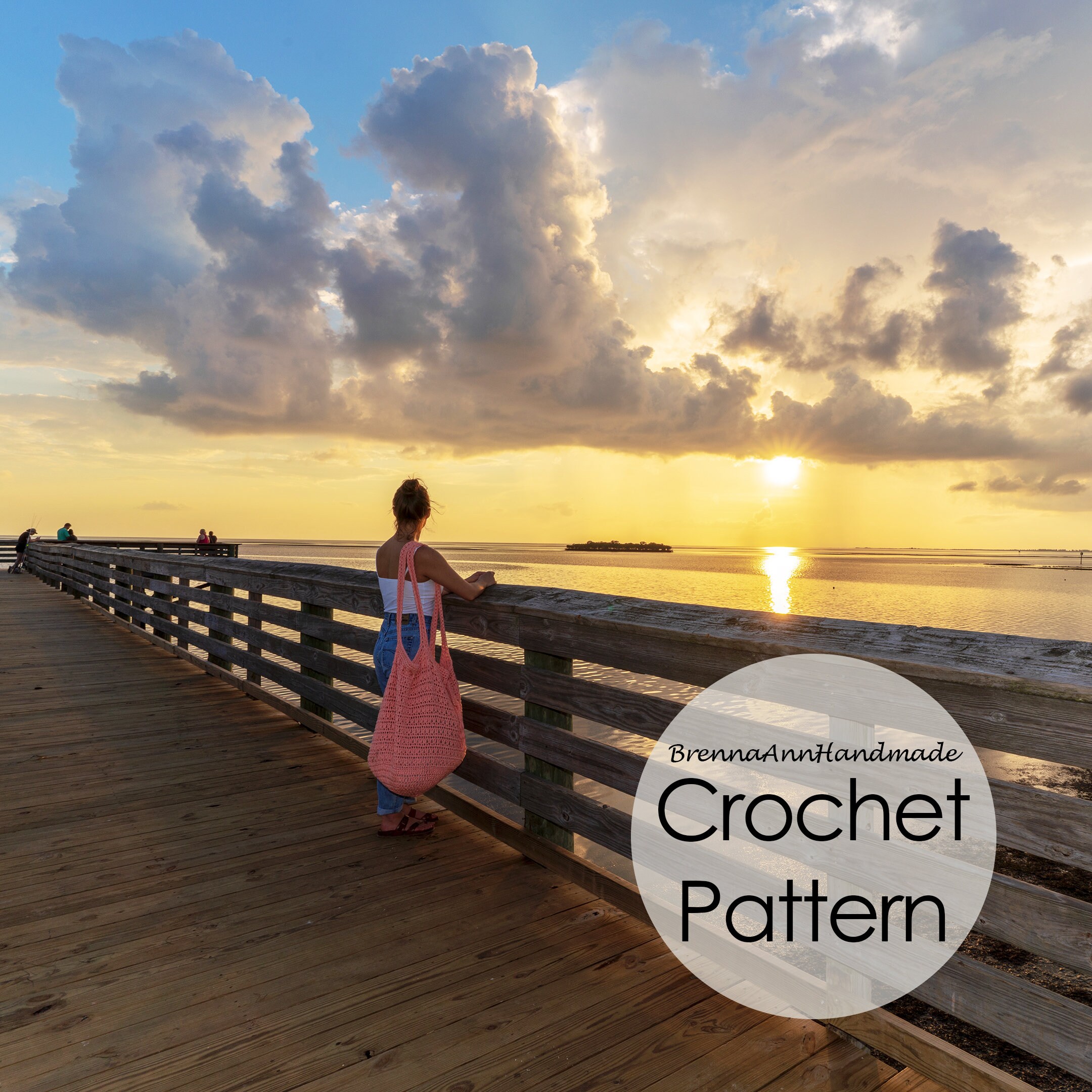 CROCHET PATTERN - the Summer Days Jumbo Beach Bag / Tote - Instant ...