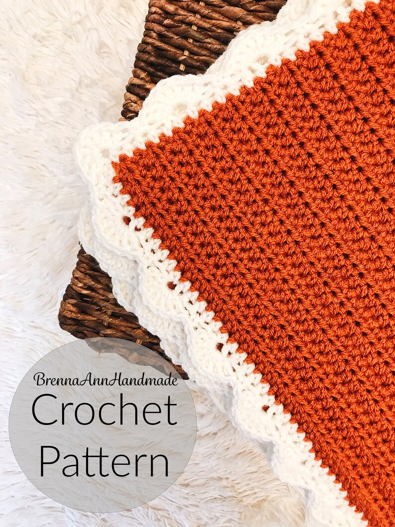 CROCHET PATTERN the Flower Petals Baby Blanket Instant Etsy