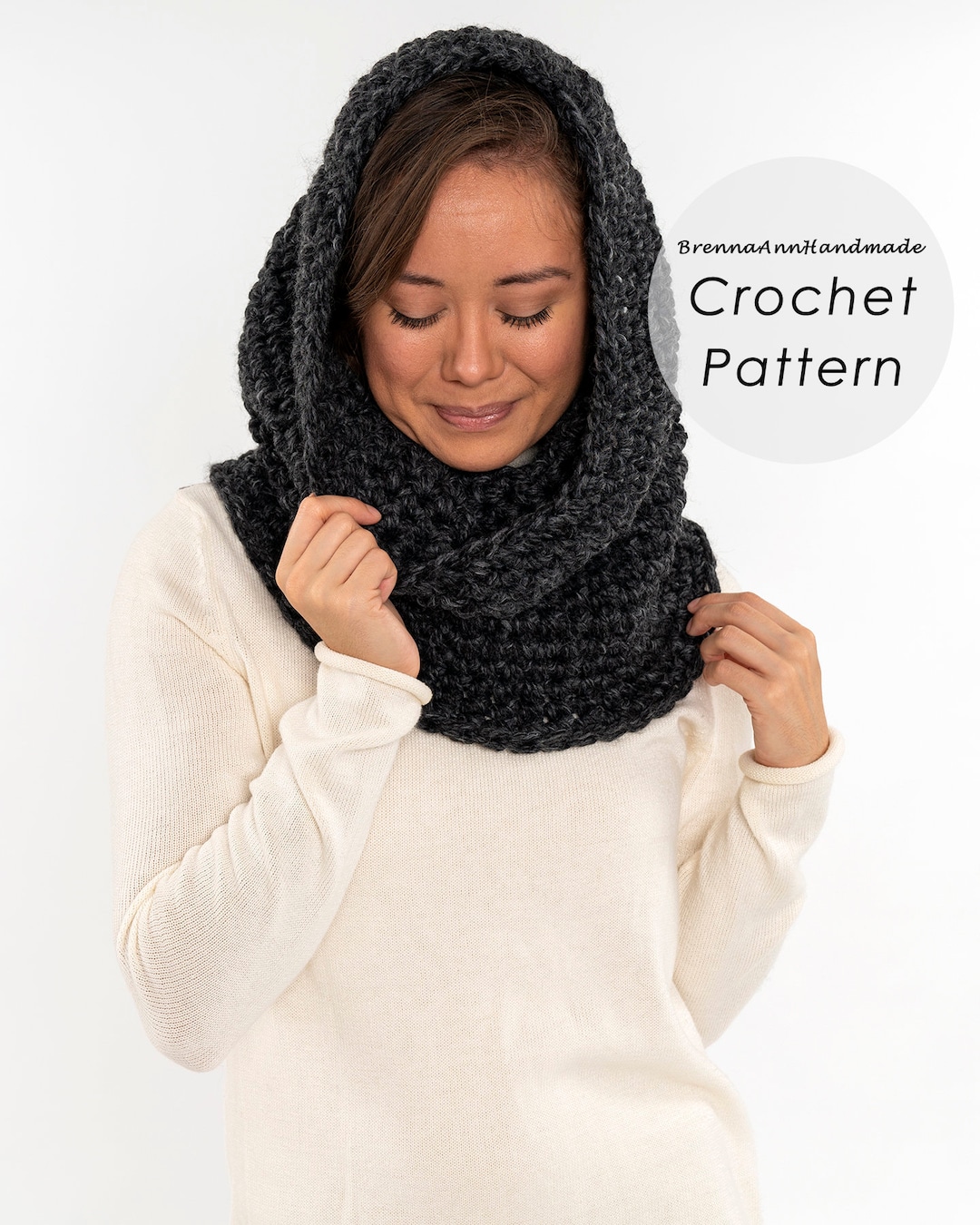 CROCHET PATTERN - Chunky Crochet Infinity Scarf / Cowl / Hood / Neck ...