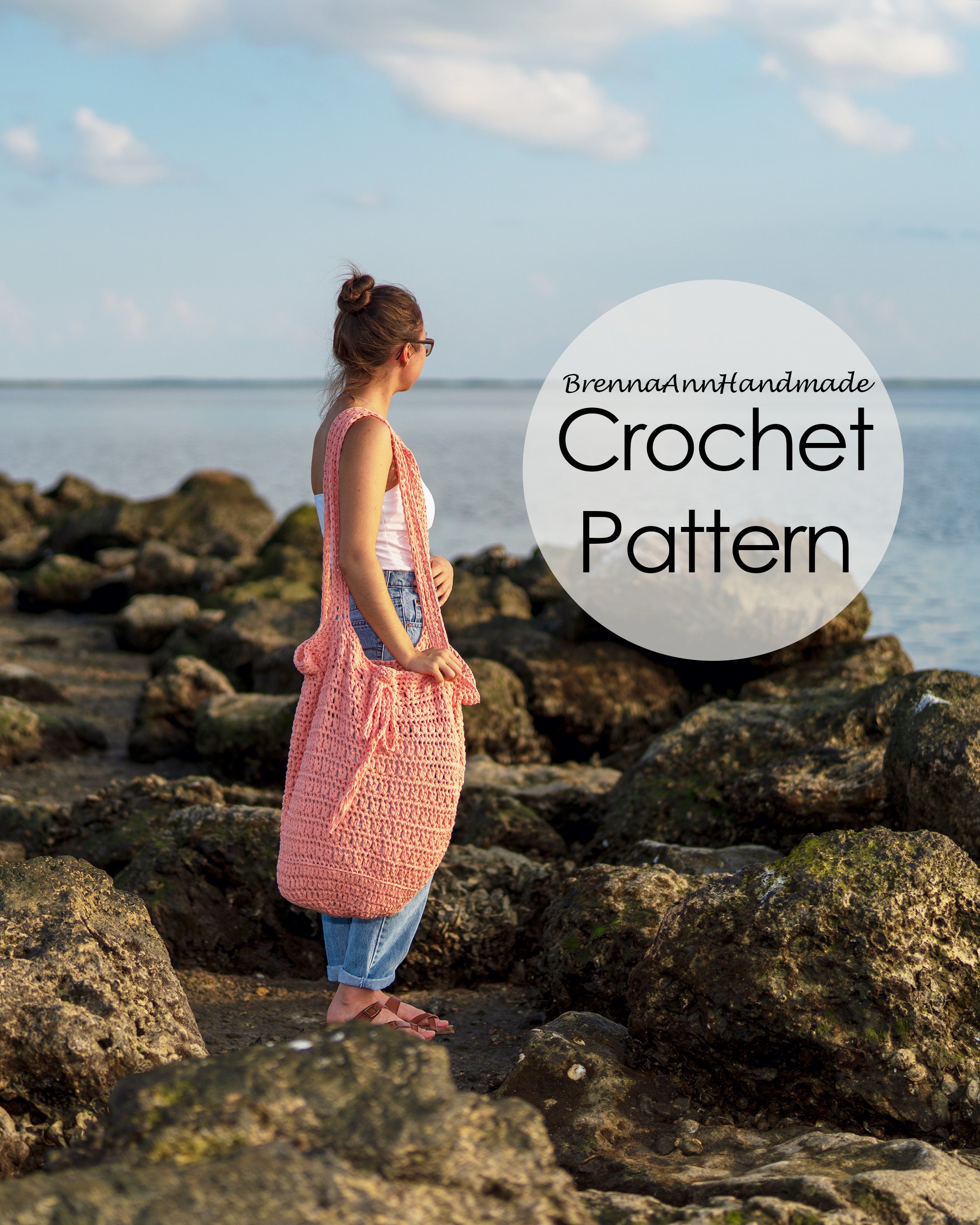CROCHET PATTERN - the Summer Days Jumbo Beach Bag / Tote - Instant ...