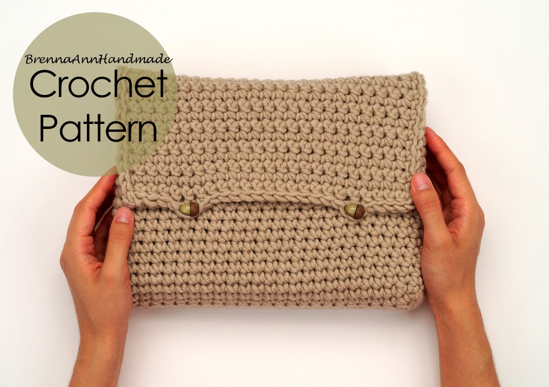 CROCHET PATTERN - the Autumn-theme Cozy Book Cover, Instant Download ...