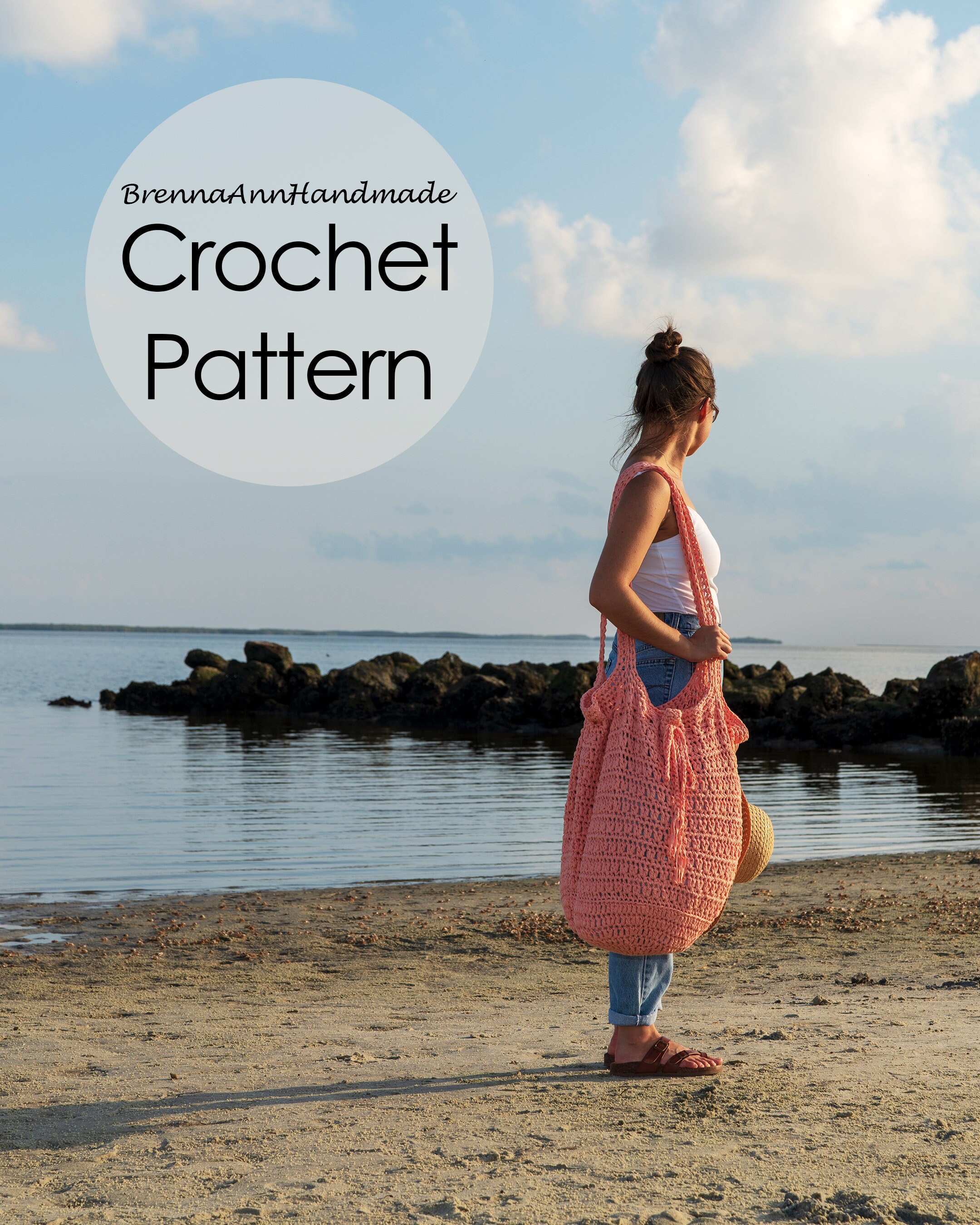 CROCHET PATTERN - the Summer Days Jumbo Beach Bag / Tote - Instant ...